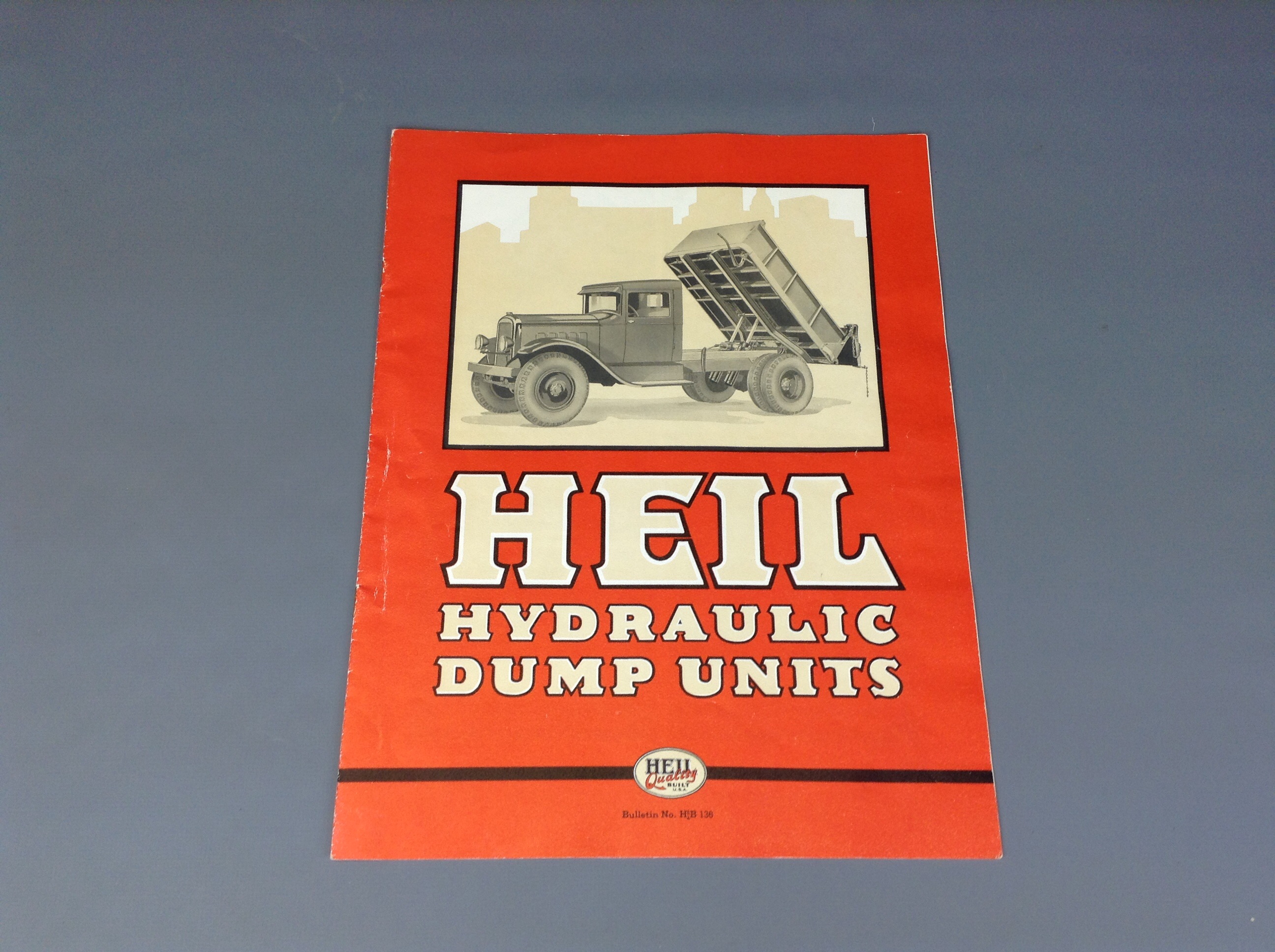 IH HEIL HYDRAULIC DUMP UNIT SALES BROCHURE IH Scout