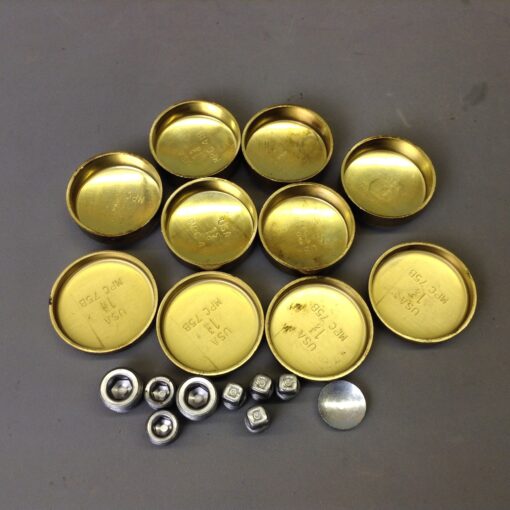 Brass Freeze Plug Block Kit for IH SV 152, 196, 266, 304, 345 or 392
