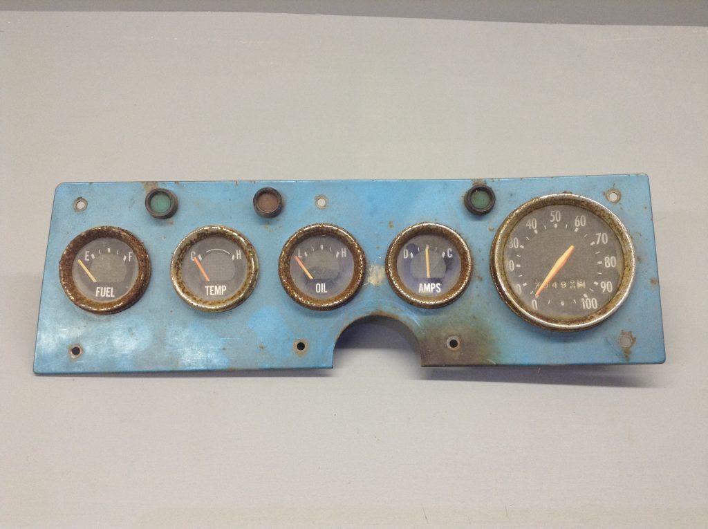 Scout 800 dash assembly with gauges - IH Scout